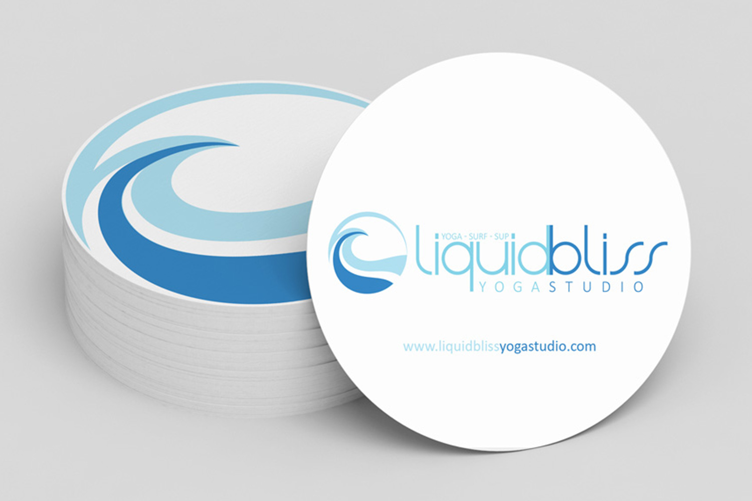 Liquid Bliss Yoga Studio collateral
